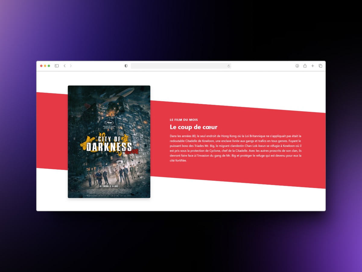 Mockup Site Cine cdc